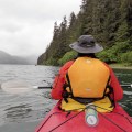 20160522_1945_Setting out on our guided kayaking tour at Idaho Inlet